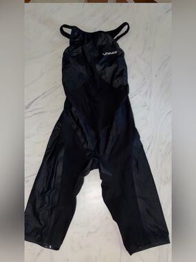Finis tech suit black racing swim one piece sport stripes 30 s